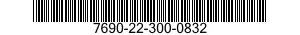7690-22-300-0832  7690223000832 223000832