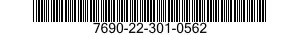 7690-22-301-0562  7690223010562 223010562