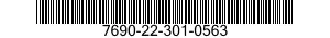 7690-22-301-0563  7690223010563 223010563
