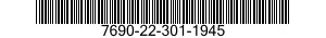 7690-22-301-1945  7690223011945 223011945