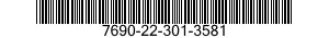 7690-22-301-3581  7690223013581 223013581