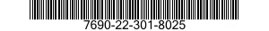 7690-22-301-8025  7690223018025 223018025