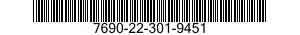 7690-22-301-9451  7690223019451 223019451