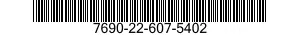 7690-22-607-5402 MANUAL,TECHNICAL 7690226075402 226075402