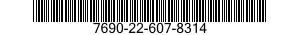 7690-22-607-8314 LABEL 7690226078314 226078314