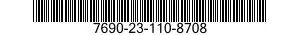 7690-23-110-8708 LABEL 7690231108708 231108708
