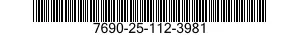 7690-25-112-3981  7690251123981 251123981