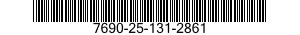 7690-25-131-2861 LABEL 7690251312861 251312861