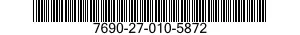 7690-27-010-5872 LABEL 7690270105872 270105872