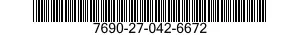 7690-27-042-6672 MARKER,IDENTIFICATION 7690270426672 270426672