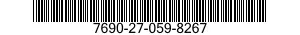 7690-27-059-8267 LABEL 7690270598267 270598267