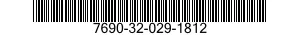 7690-32-029-1812 LABEL 7690320291812 320291812