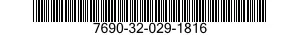 7690-32-029-1816 LABEL 7690320291816 320291816