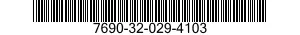 7690-32-029-4103 LABEL 7690320294103 320294103