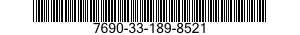 7690-33-189-8521  7690331898521 331898521
