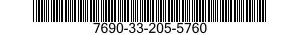 7690-33-205-5760 LABEL 7690332055760 332055760