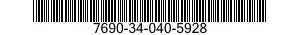 7690-34-040-5928 LABEL 7690340405928 340405928