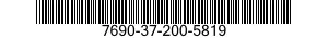 7690-37-200-5819  7690372005819 372005819