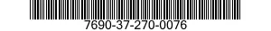 7690-37-270-0076  7690372700076 372700076