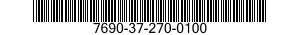 7690-37-270-0100  7690372700100 372700100
