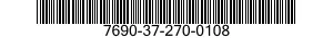 7690-37-270-0108  7690372700108 372700108