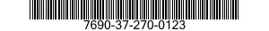 7690-37-270-0123  7690372700123 372700123