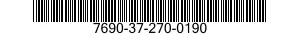 7690-37-270-0190  7690372700190 372700190