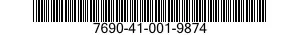 7690-41-001-9874 LABEL 7690410019874 410019874