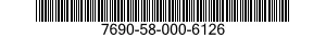 7690-58-000-6126 LABEL 7690580006126 580006126