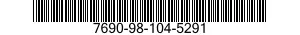 7690-98-104-5291  7690981045291 981045291