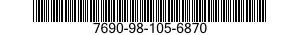 7690-98-105-6870  7690981056870 981056870