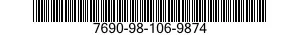 7690-98-106-9874 LABEL 7690981069874 981069874