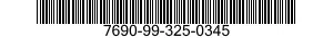 7690-99-325-0345 DECAL 7690993250345 993250345