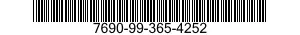 7690-99-365-4252 PLATE,IDENTIFICATION 7690993654252 993654252
