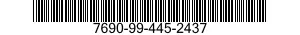 7690-99-445-2437 LABEL 7690994452437 994452437