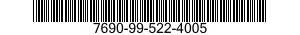 7690-99-522-4005 LABEL 7690995224005 995224005