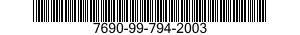 7690-99-794-2003  7690997942003 997942003