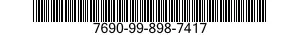 7690-99-898-7417 LABEL 7690998987417 998987417