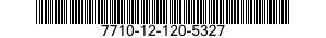 7710-12-120-5327  7710121205327 121205327