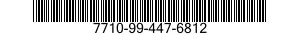 7710-99-447-6812  7710994476812 994476812