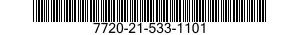 7720-21-533-1101 MUTE,DERBY HAT 7720215331101 215331101