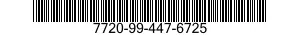 7720-99-447-6725  7720994476725 994476725