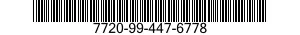 7720-99-447-6778  7720994476778 994476778