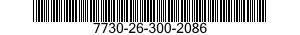 7730-26-300-2086 RECEIVER,TELEVISION 7730263002086 263002086