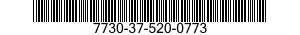 7730-37-520-0773 RECEIVING SET,TELEVISION 7730375200773 375200773