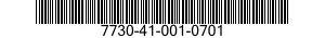 7730-41-001-0701 RECEIVER,TELEVISION 7730410010701 410010701