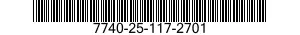 7740-25-117-2701  7740251172701 251172701