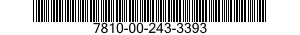 7810-00-243-3393  7810002433393 002433393