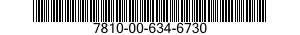 7810-00-634-6730  7810006346730 006346730