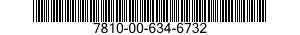 7810-00-634-6732  7810006346732 006346732